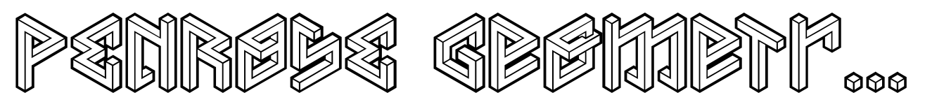 PENROSE Geometric Outline Bold